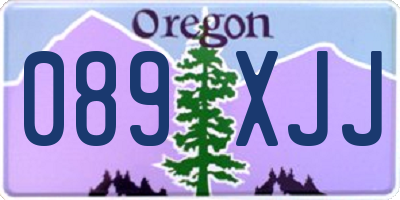 OR license plate 089XJJ