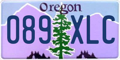OR license plate 089XLC