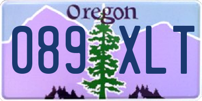 OR license plate 089XLT