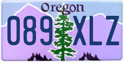OR license plate 089XLZ