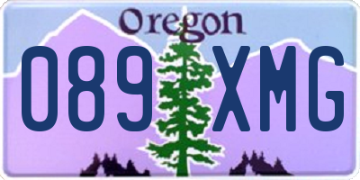 OR license plate 089XMG