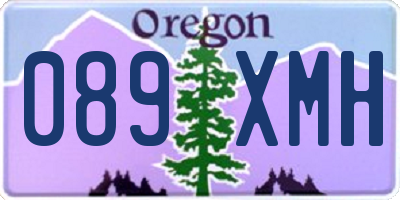 OR license plate 089XMH