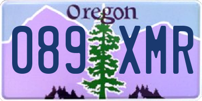 OR license plate 089XMR