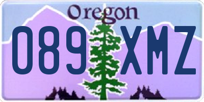 OR license plate 089XMZ