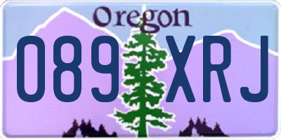 OR license plate 089XRJ