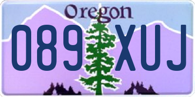 OR license plate 089XUJ