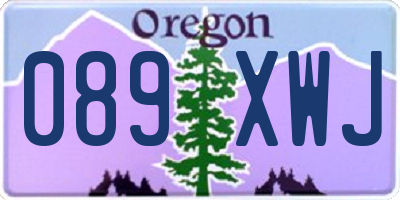 OR license plate 089XWJ