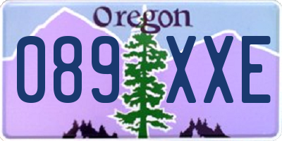 OR license plate 089XXE