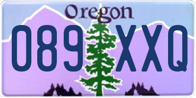 OR license plate 089XXQ
