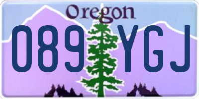 OR license plate 089YGJ