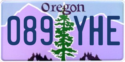 OR license plate 089YHE