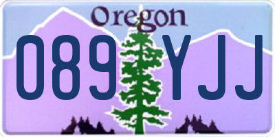OR license plate 089YJJ