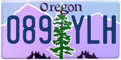 OR license plate 089YLH