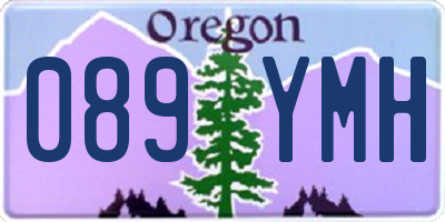 OR license plate 089YMH