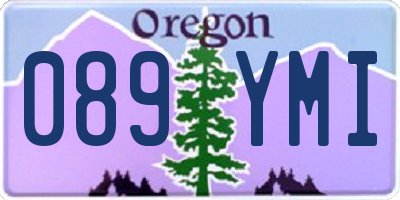 OR license plate 089YMI
