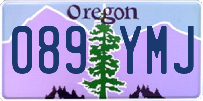 OR license plate 089YMJ