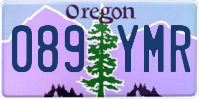 OR license plate 089YMR