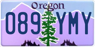 OR license plate 089YMY