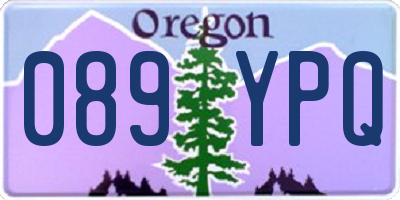 OR license plate 089YPQ