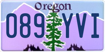 OR license plate 089YVI