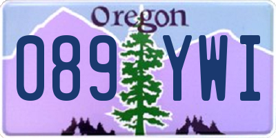 OR license plate 089YWI