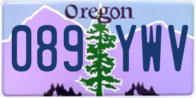 OR license plate 089YWV