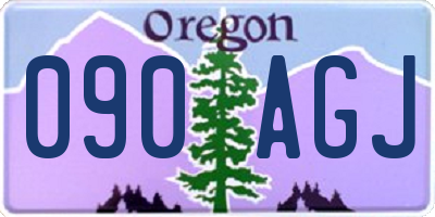 OR license plate 090AGJ