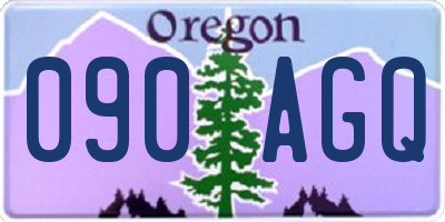 OR license plate 090AGQ