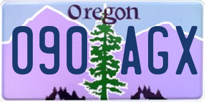 OR license plate 090AGX