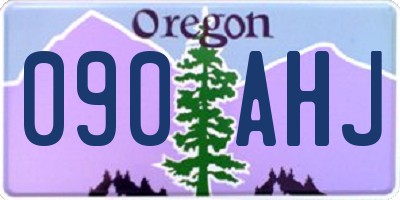 OR license plate 090AHJ
