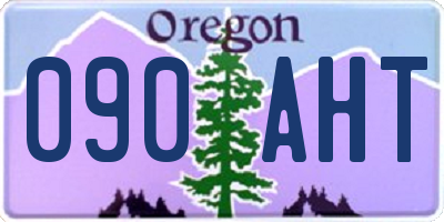 OR license plate 090AHT