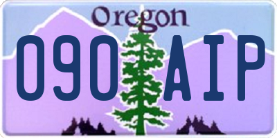 OR license plate 090AIP