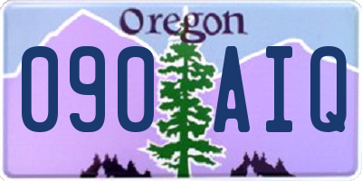 OR license plate 090AIQ