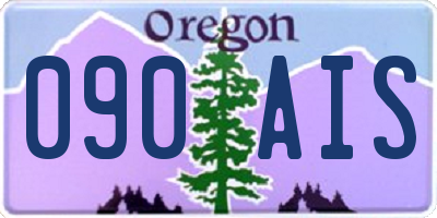 OR license plate 090AIS