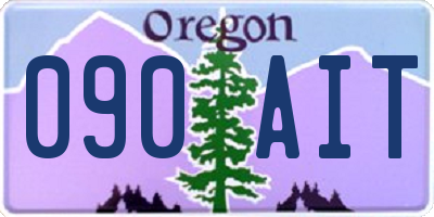 OR license plate 090AIT