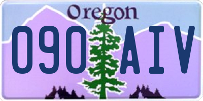 OR license plate 090AIV