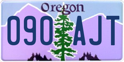 OR license plate 090AJT