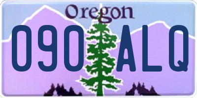 OR license plate 090ALQ