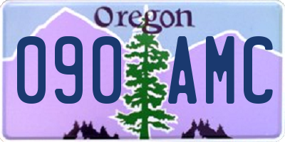 OR license plate 090AMC