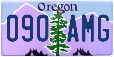 OR license plate 090AMG
