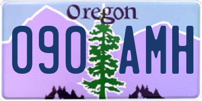 OR license plate 090AMH