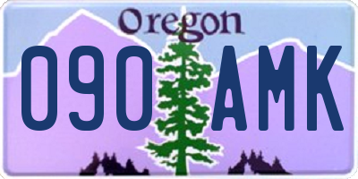 OR license plate 090AMK