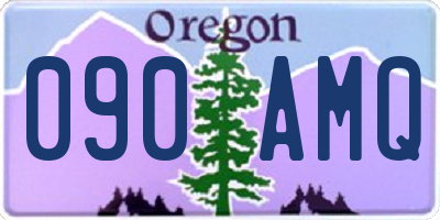 OR license plate 090AMQ