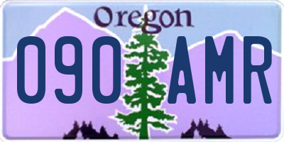 OR license plate 090AMR