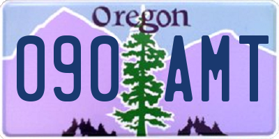 OR license plate 090AMT