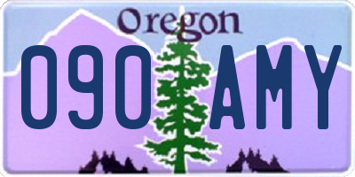 OR license plate 090AMY
