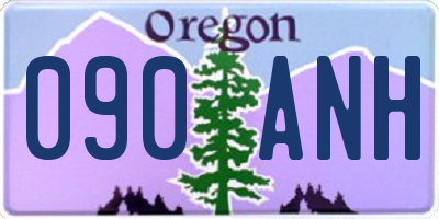 OR license plate 090ANH