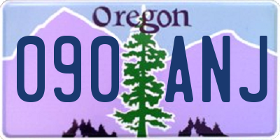 OR license plate 090ANJ