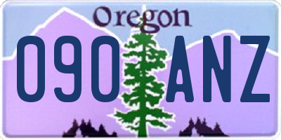 OR license plate 090ANZ