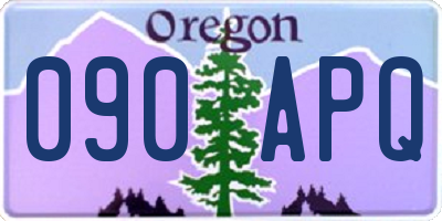 OR license plate 090APQ